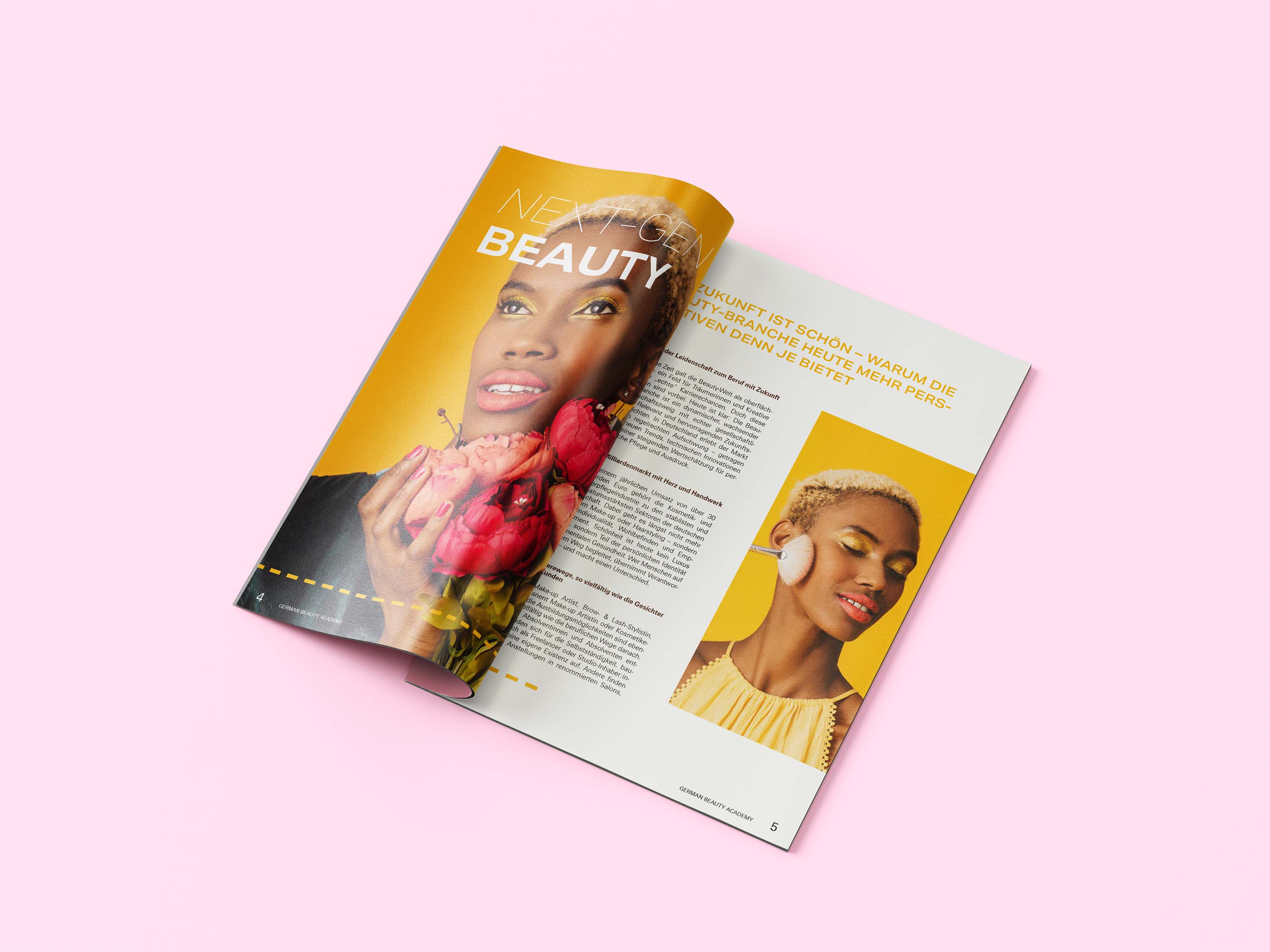 Foto des neuen German Beauty Academy Seminarmagazins.